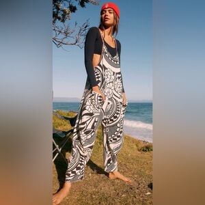 Free People Hot Shot Printed Onesie